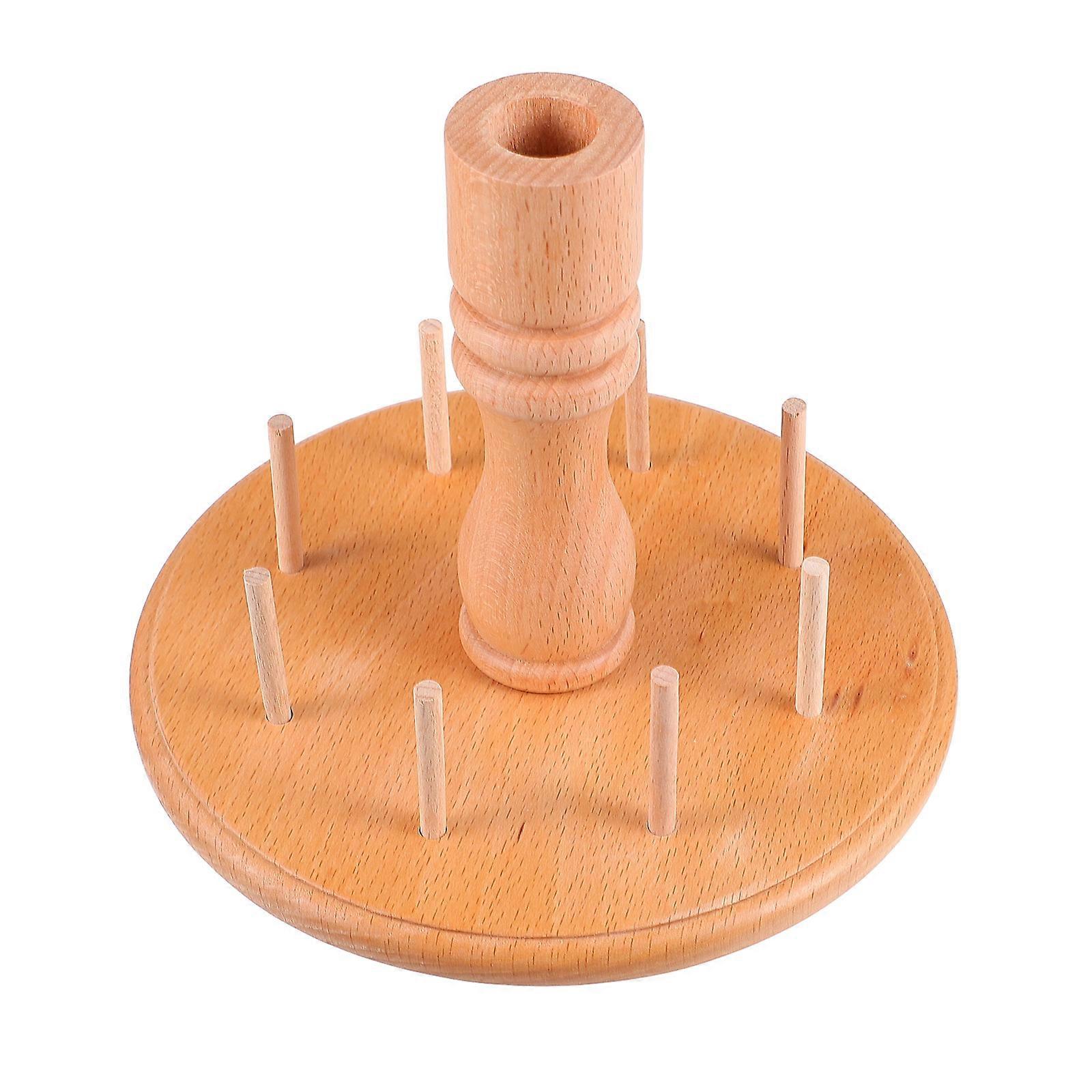 Spool Holder Wooden Spool Holder for Sewing Thread Organizer 1Pcs