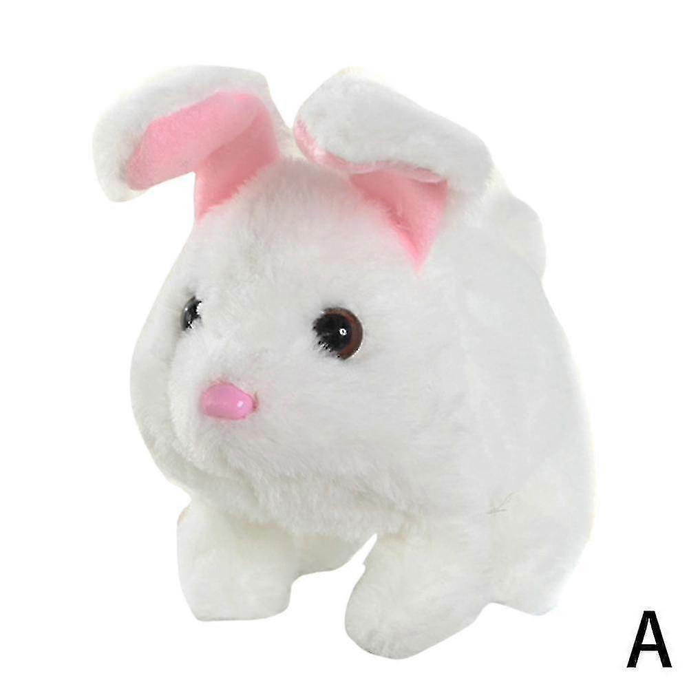 2025 Easter Electric Plush Rabbit Toy Interactive Handmade Bunny Toy Kid Gift