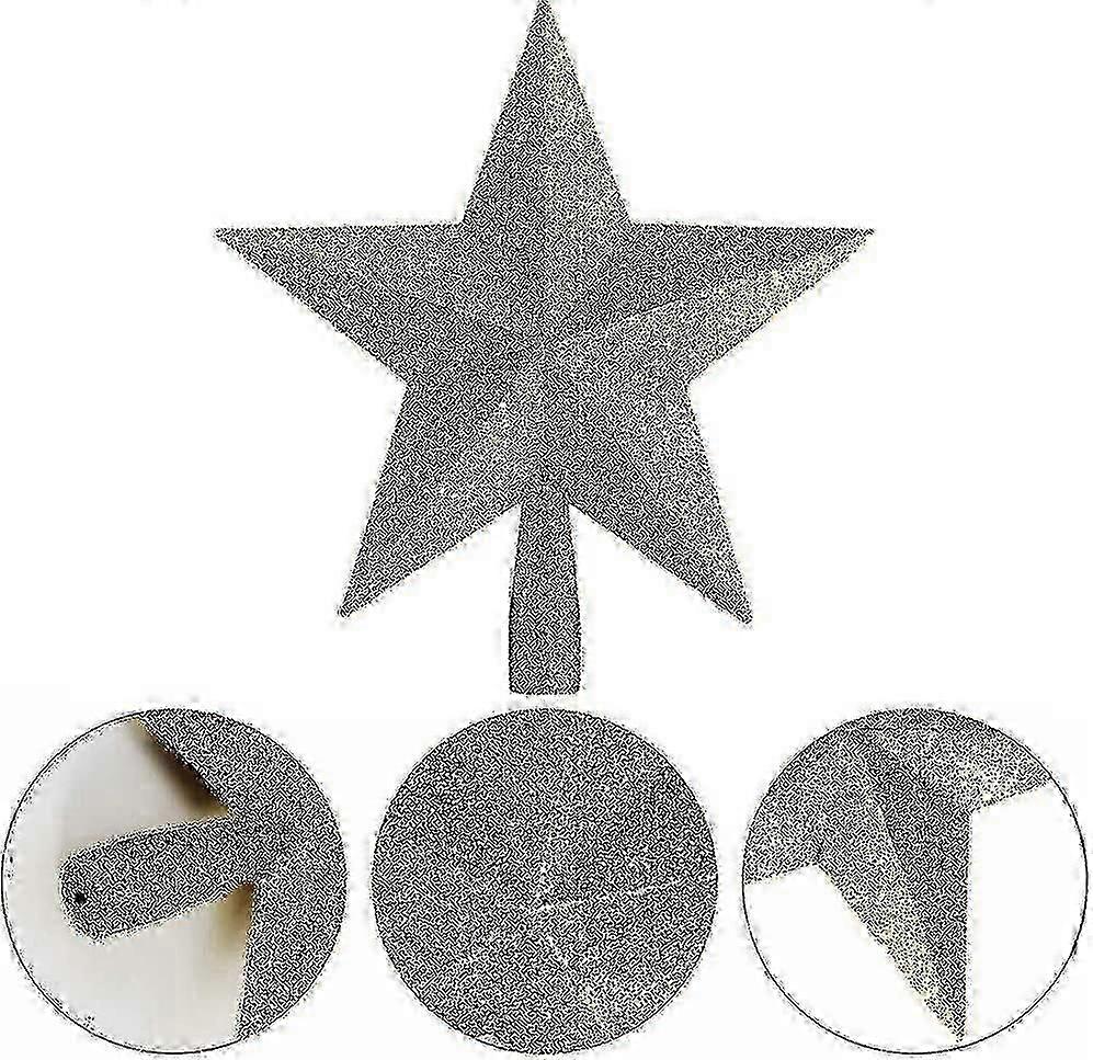 闪闪发光的圣诞树星星装饰装饰品，20 厘米