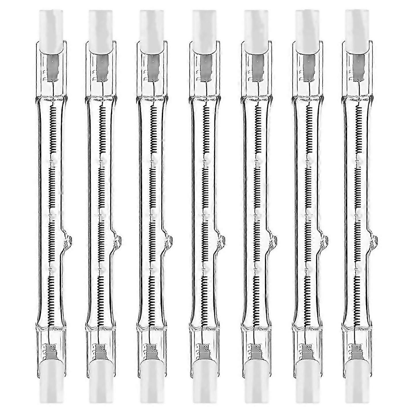 For R7s Halogen Light Bulbs 7 Packs R7s Bulb 118mm Dimmable 230v Halogen Bulbs Tungsten Linear Light