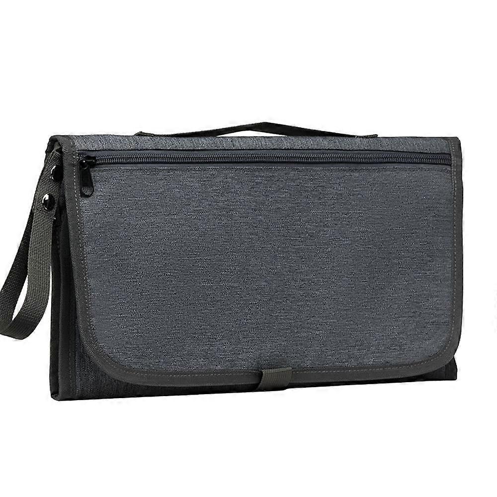 Portable Nappy Changing Mat Waterproof Travel Baby Changing Mat Foldable With Storage Pockets