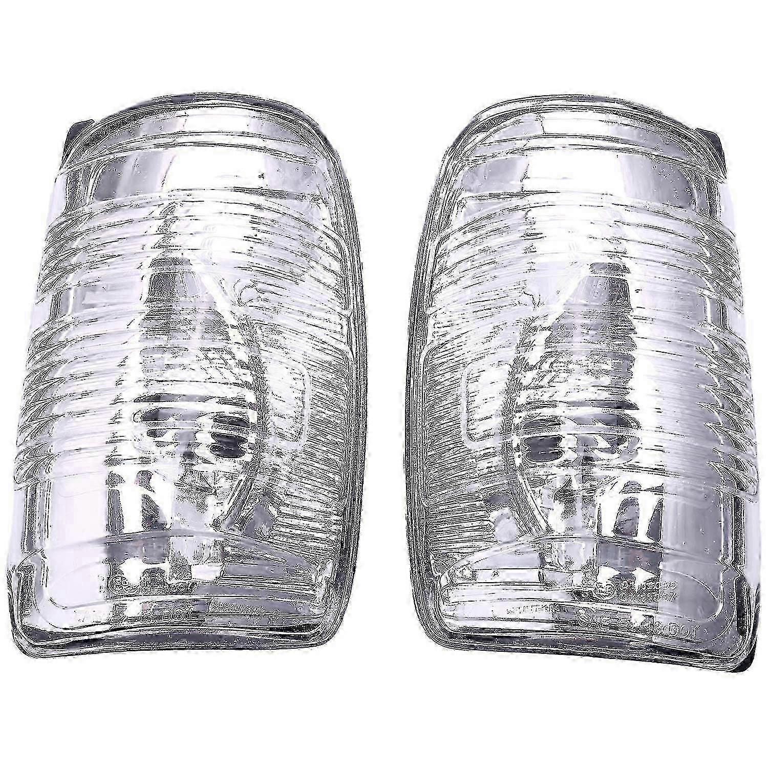 Door wing mirror clear lens for Transit Mk8 2014-2023 - left and right side indicator light set