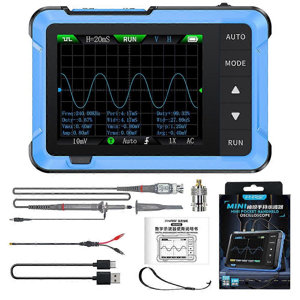 FNIRSI DSO510/512 Handheld Digital Oscilloscope Signal Generator 48MS/s 10MHz