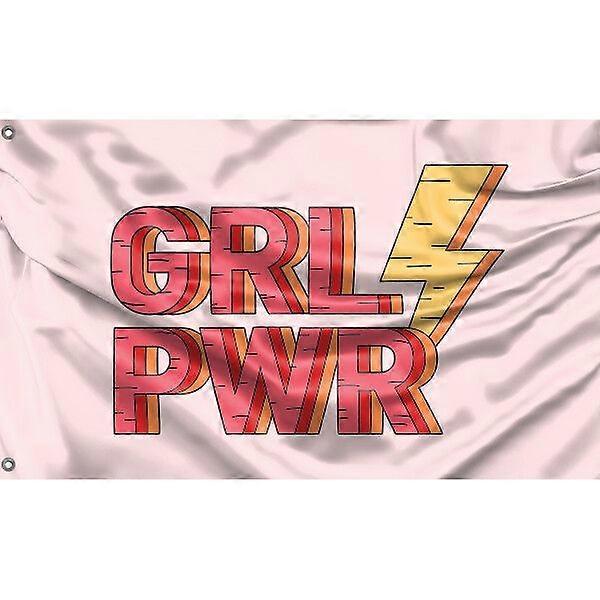 Girl Power Drapeau Rose FG104