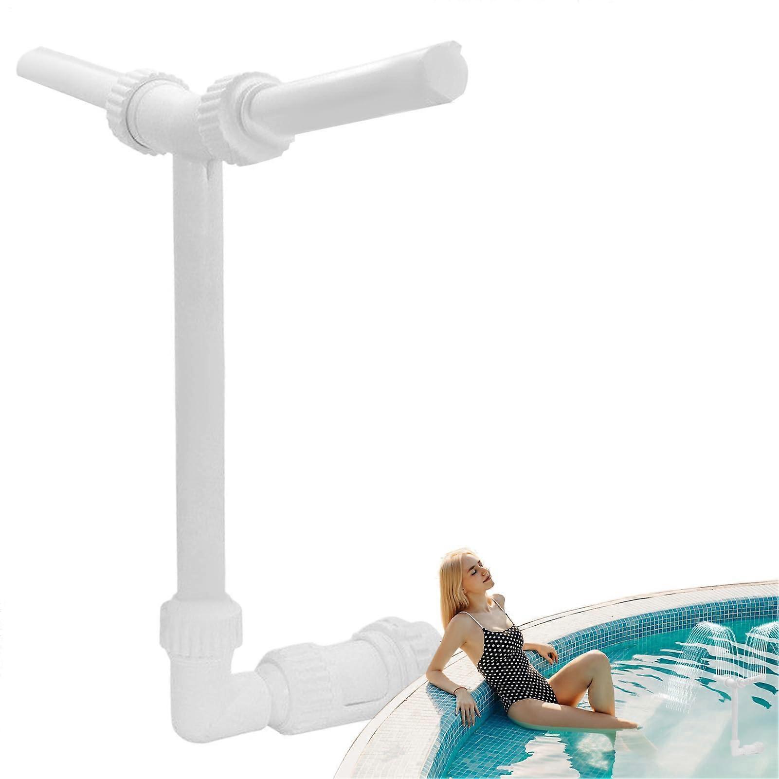 Underfloor Pool Fountain Plant Watering Sprinkler Recessed Pool Water Feature With Double Shower For Garden Pond