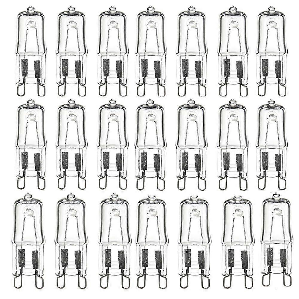 G9 Eco Halogen Light Bulb 21 Pcs Set 20W 40W 60W Crystal Capsule LED Lamp Compatible with 110V 220V Fixtures