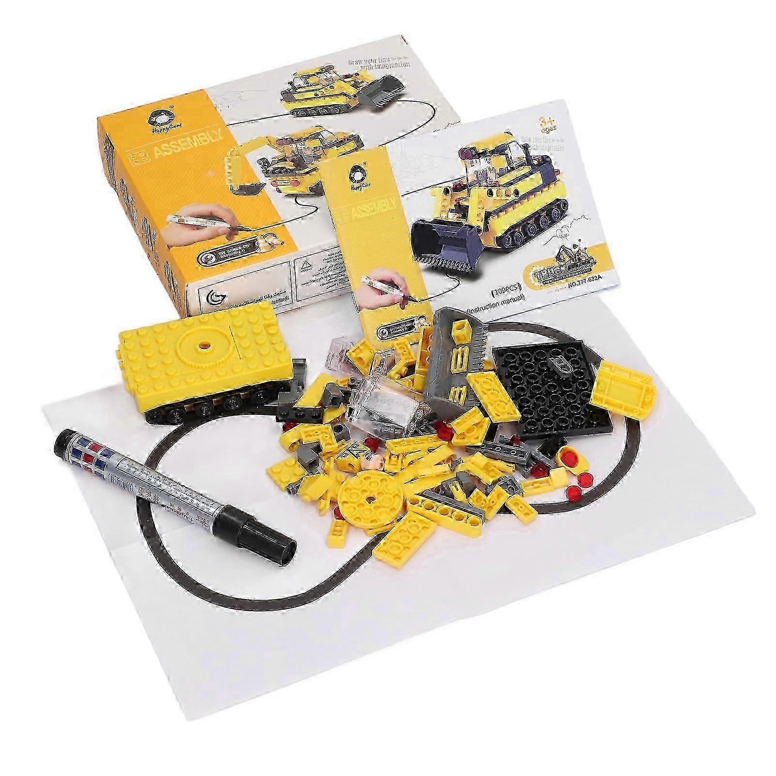 Inductive DIY Assembly Electronic Digging Truck Toy for Kids 2025