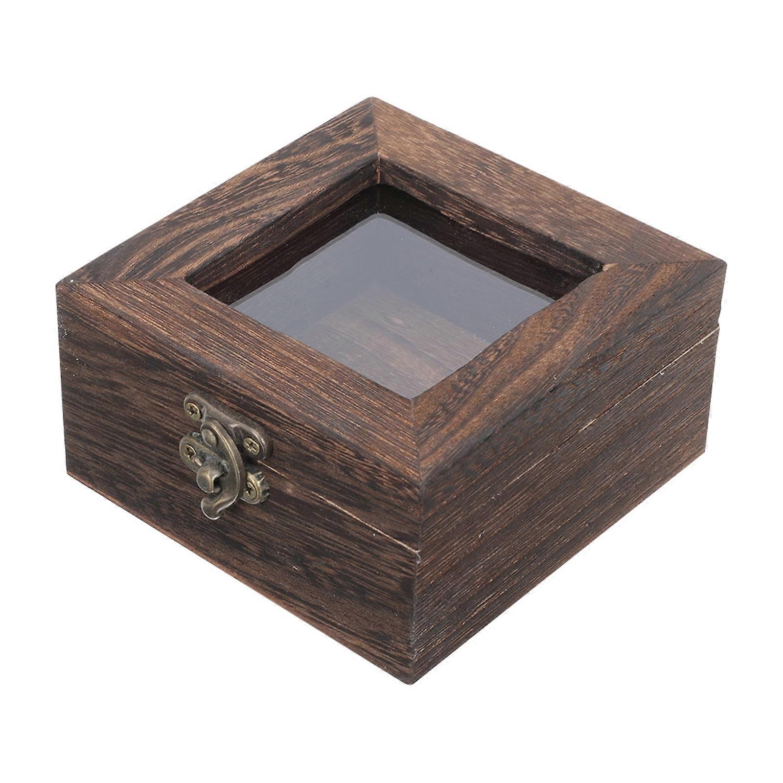 WSTEER Display Case Shadow Box Frame Wood Display Case for Photos Flowers Bugs