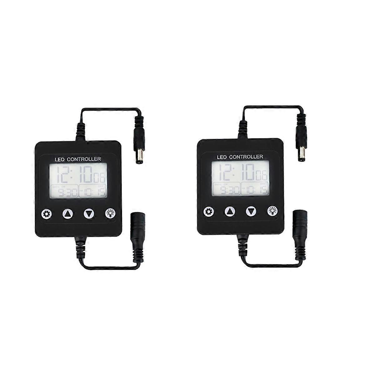 Aquarium Dimming System Fish Tank LED Light Timer Dimmer Controller Full Spectrum Lighting Power Lin