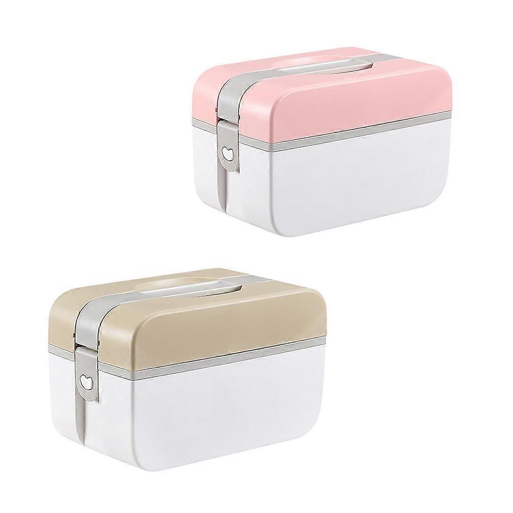 Brown Medicine Case for Storage Multi-Functional Plastic Box