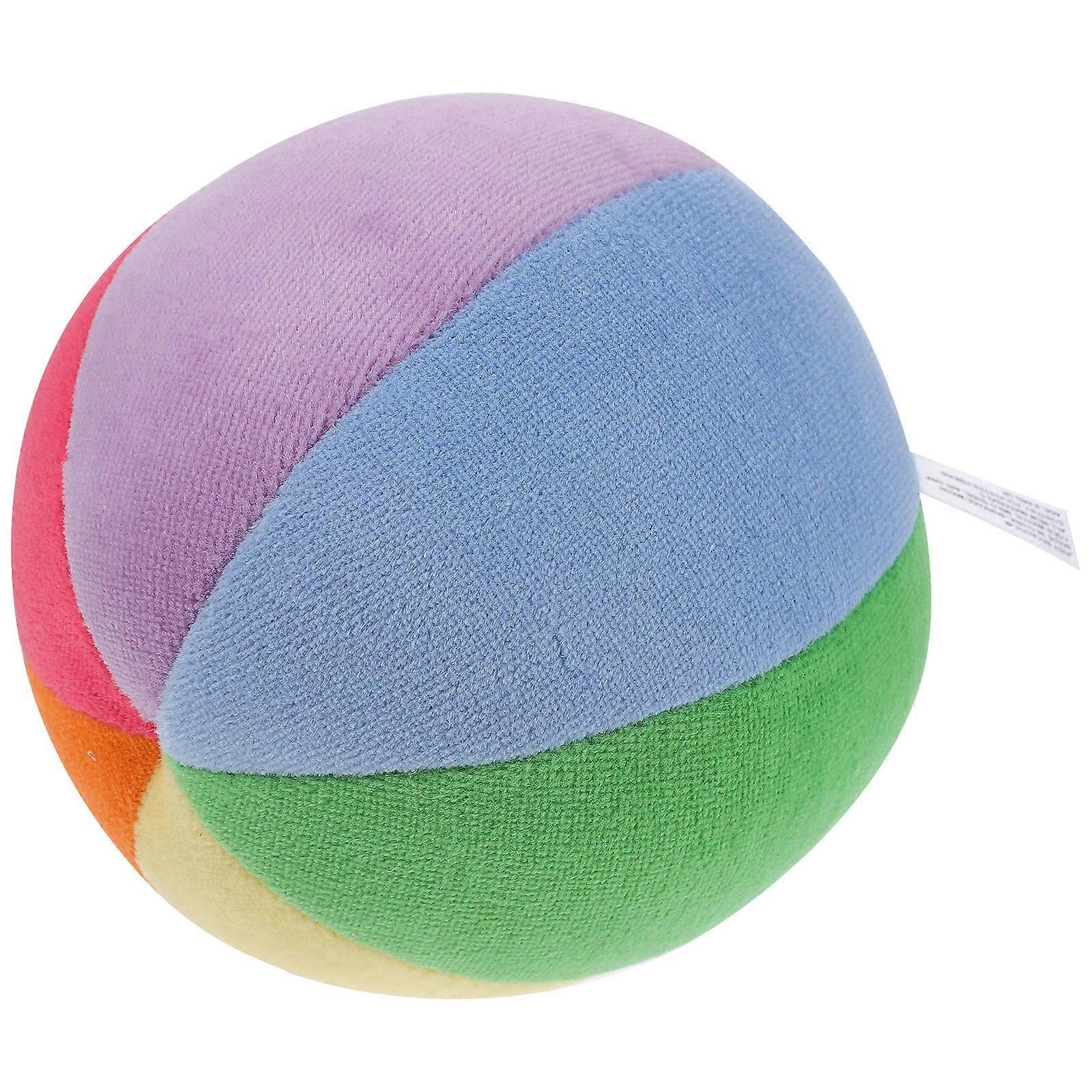 Plush Dog Ball Toy 5Pcs Interactive Squeaky Chewable Balls For Pet Entertainment 12x12cm