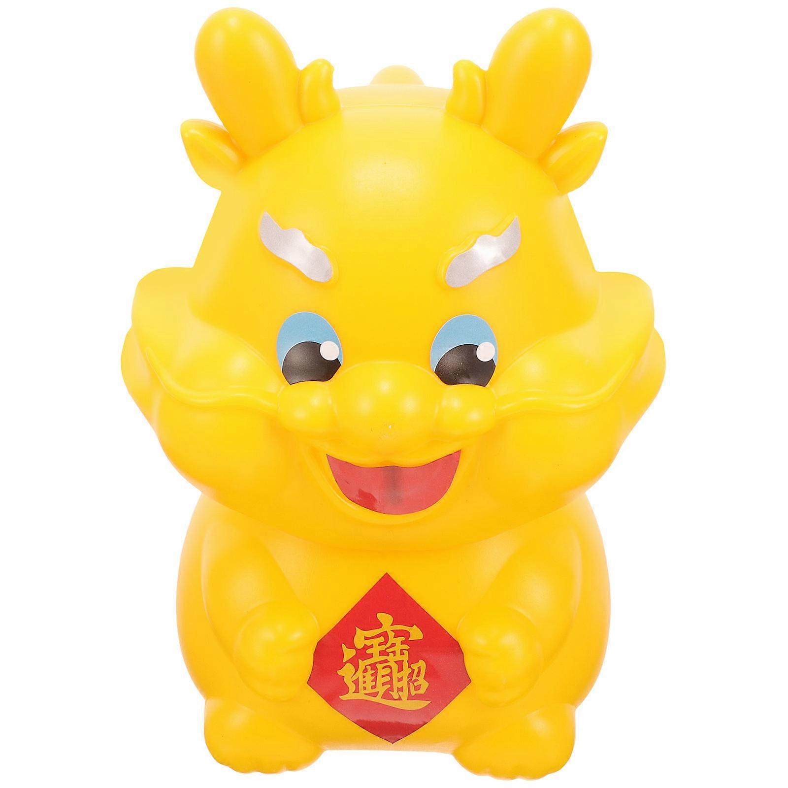 Cartoon Piggy Bank for Storage 1Set Golden Saving Pot