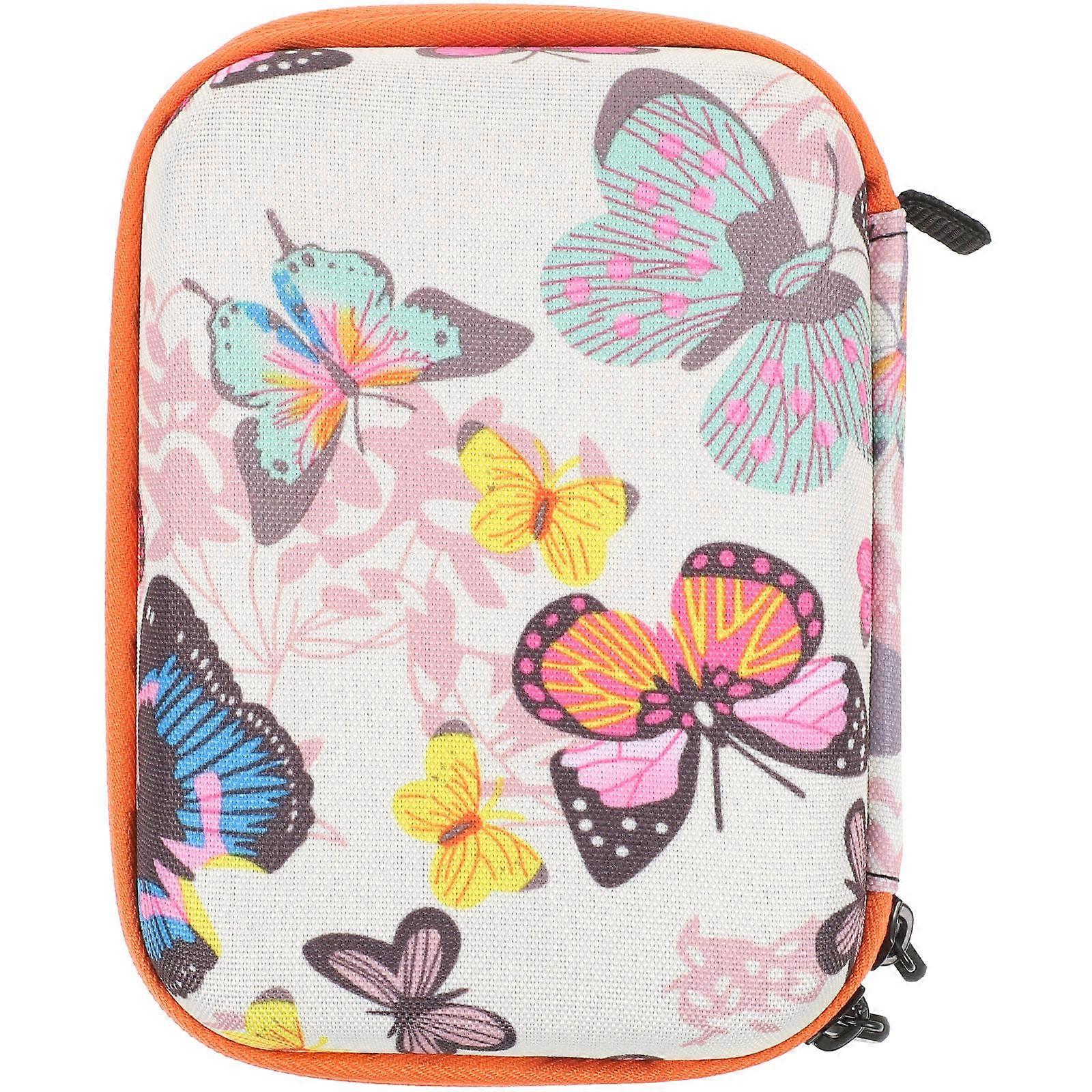Kids Camera Case Toy Camera Bag for Outdoor Use 4Pcs Orange Set