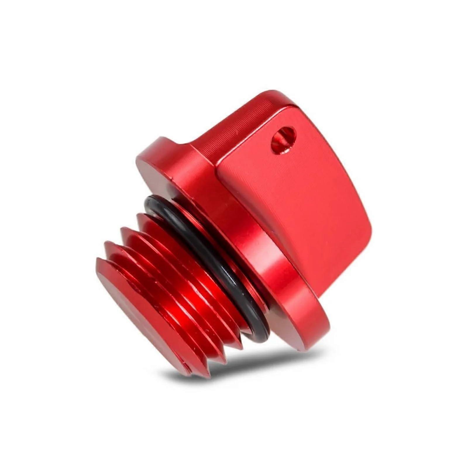 Fuel Gas Cap M20x2.5 Red Oil Filler Cap Compatible With CBR250RR CBR600RR CBR1000RR CR125R CRF150R CRF250R CRF450R