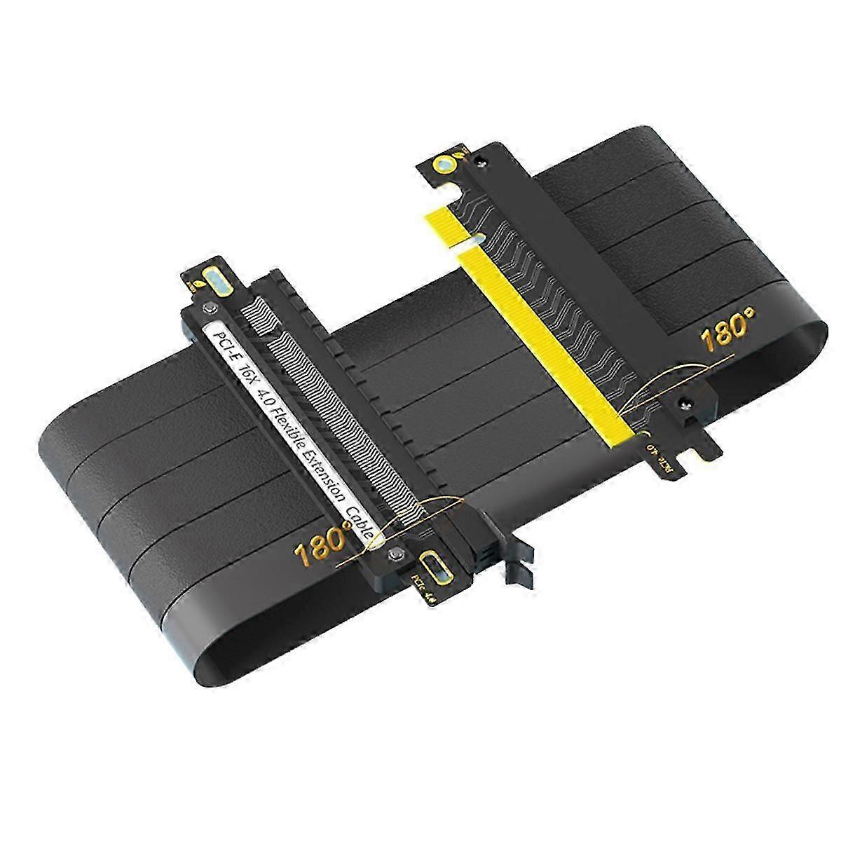 High Speed PCIE-E16X to 16X 4.0 Graphics Card Extension Cable PCI Express GPU Expansion Card Adapter Card Extender