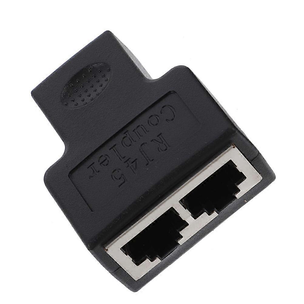 Network Extender Ethernet Adapter For Home Use Rectangular Black Plastic 1Pcs
