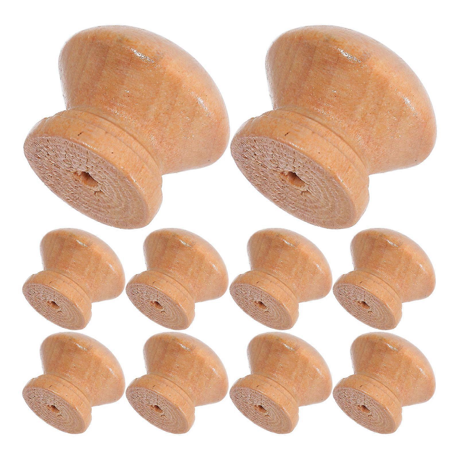 Wood Drawer Knobs for Dresser Pulls 30Pcs Single Hole Vintage Handles