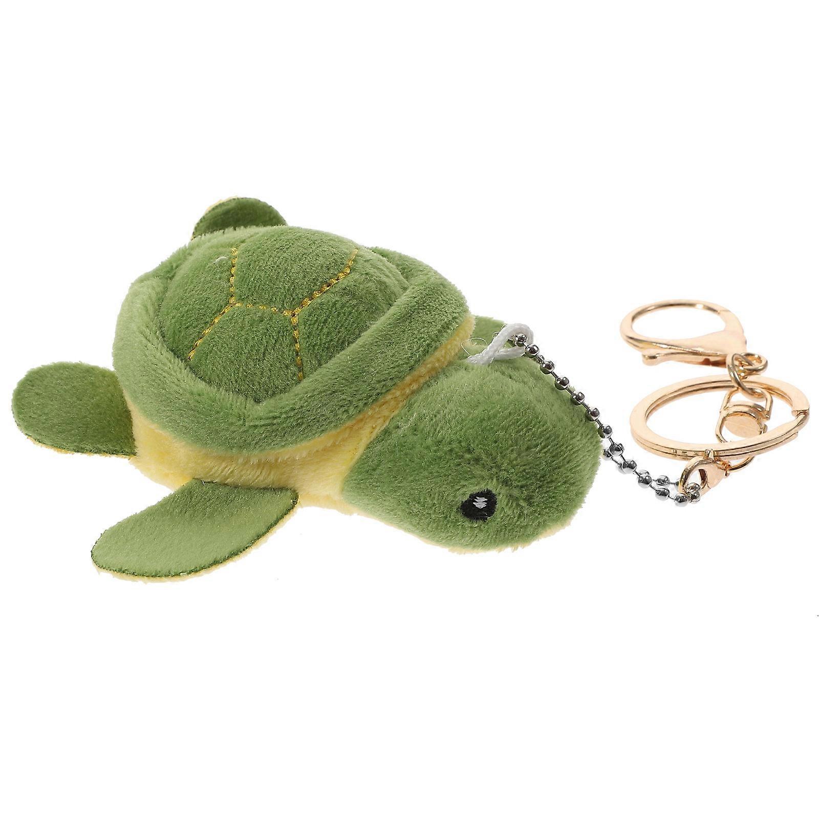 Golden Plush Turtle Keychain 5Pcs Ideal For Birthday Parties And Gift Giving