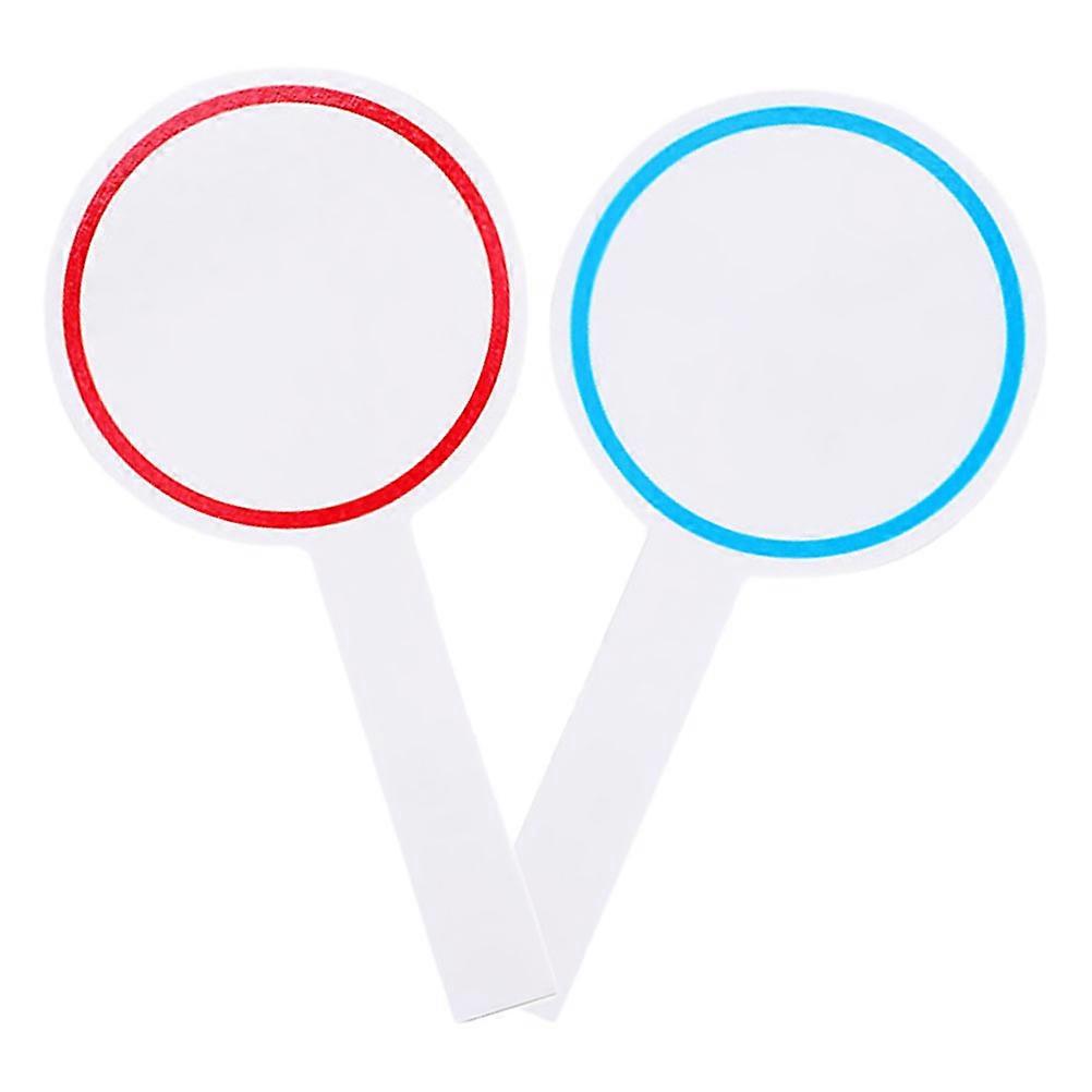 Dry Erase Paddle Handheld Whiteboard for Scoring 10Pcs Foam Boards