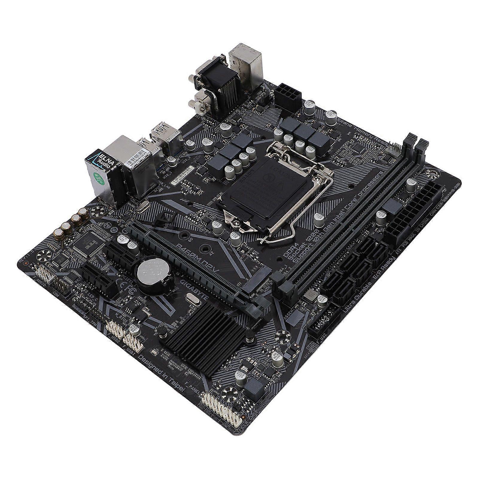 B460M D2V Motherboard M ATX DDR4x2 DIMM für LGA 1200 6xSerial ATA III 1xM.2 Slot Mainboard unterstützt Double Channel DDR4 2933 2666 2400 2133MHz