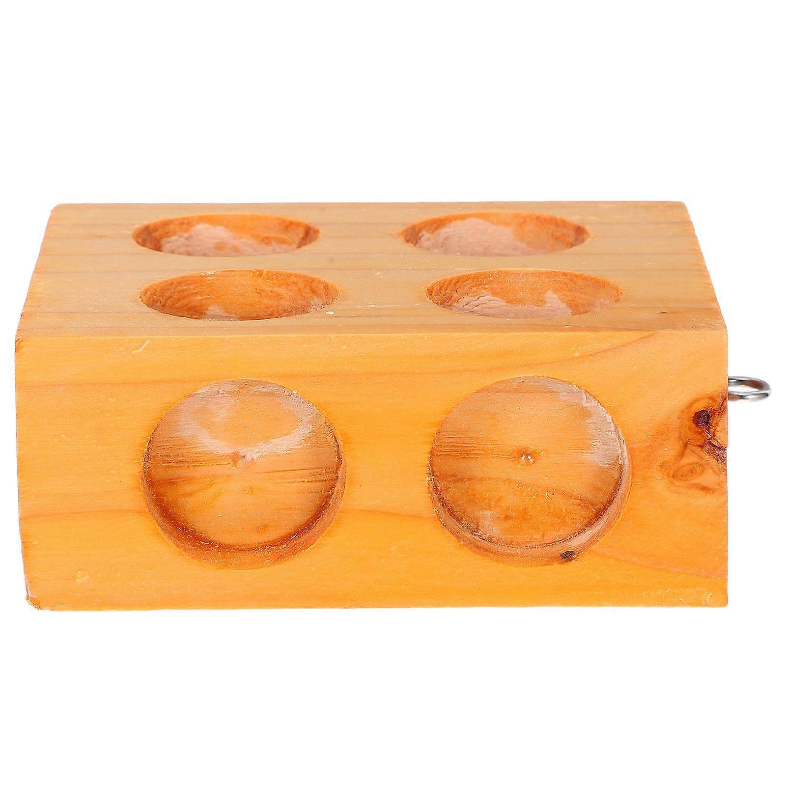 Wooden Friction Block for Mechanics Demo 4Pcs Science Education Wedge