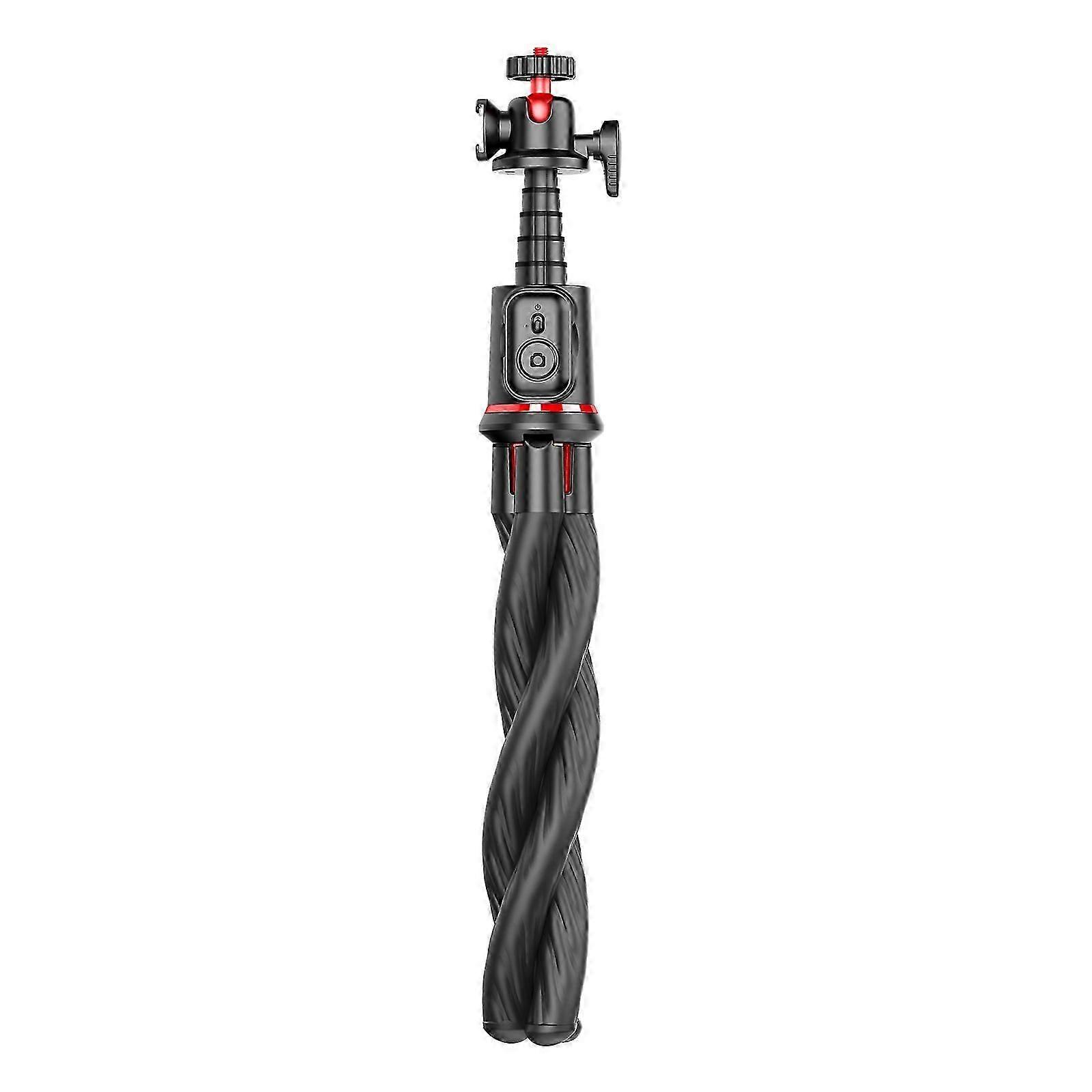 Black Bluetooth-Compatible Selfie Stick Tripod with Aluminum Alloy Design for UK Smartphone Users