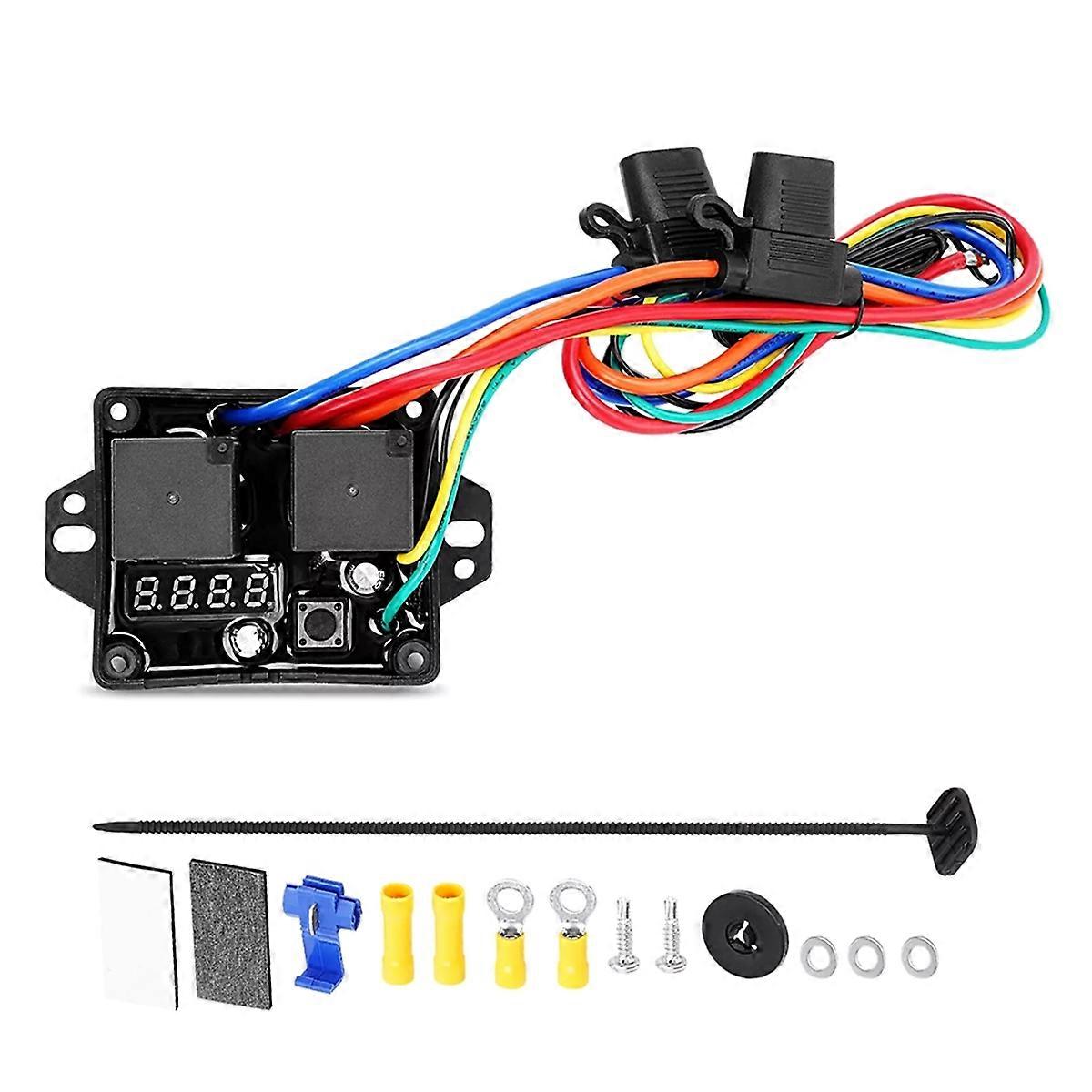 Digital Adjustable Thermostat Radiator Fan Temperature Controller