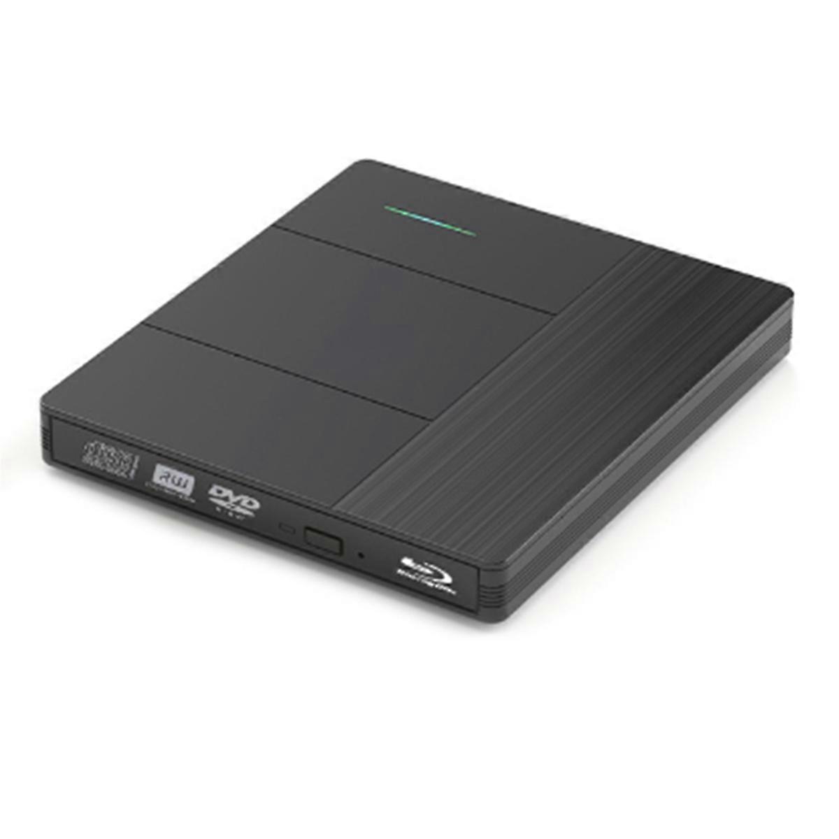 7 in 1 External Blu-Ray Drive,Support Disc R/W BD DVD CD Player