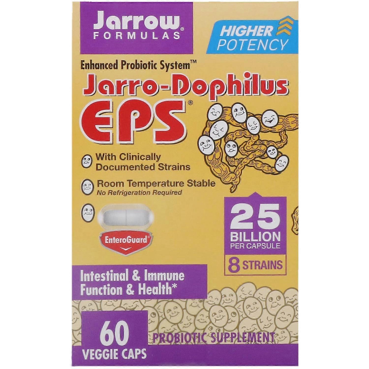 Jarrow Formulas, Jarro-Dophilus EPS, 25 مليار, 60 كبسولة نباتية