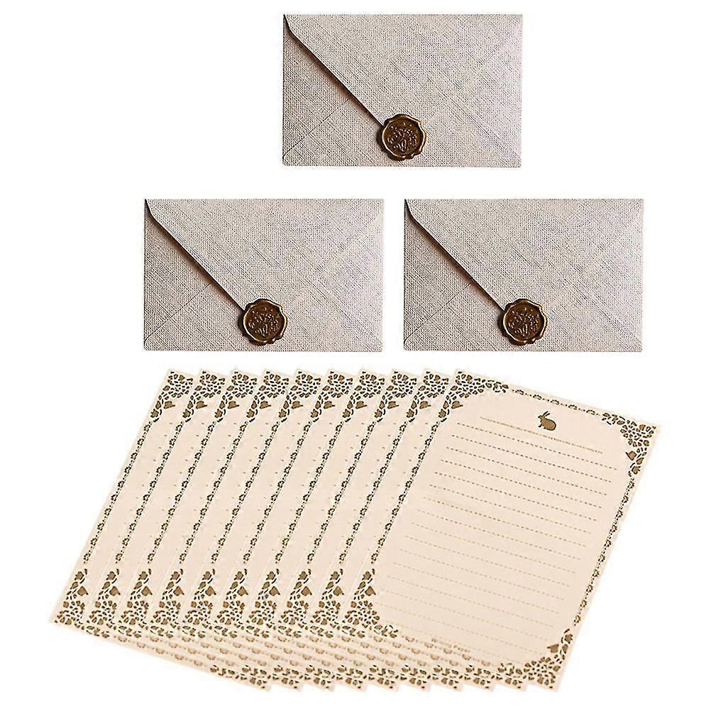 1 set of Letter Paper and Envelopes Writing Paper Packing Envelopes DIY Envelopes