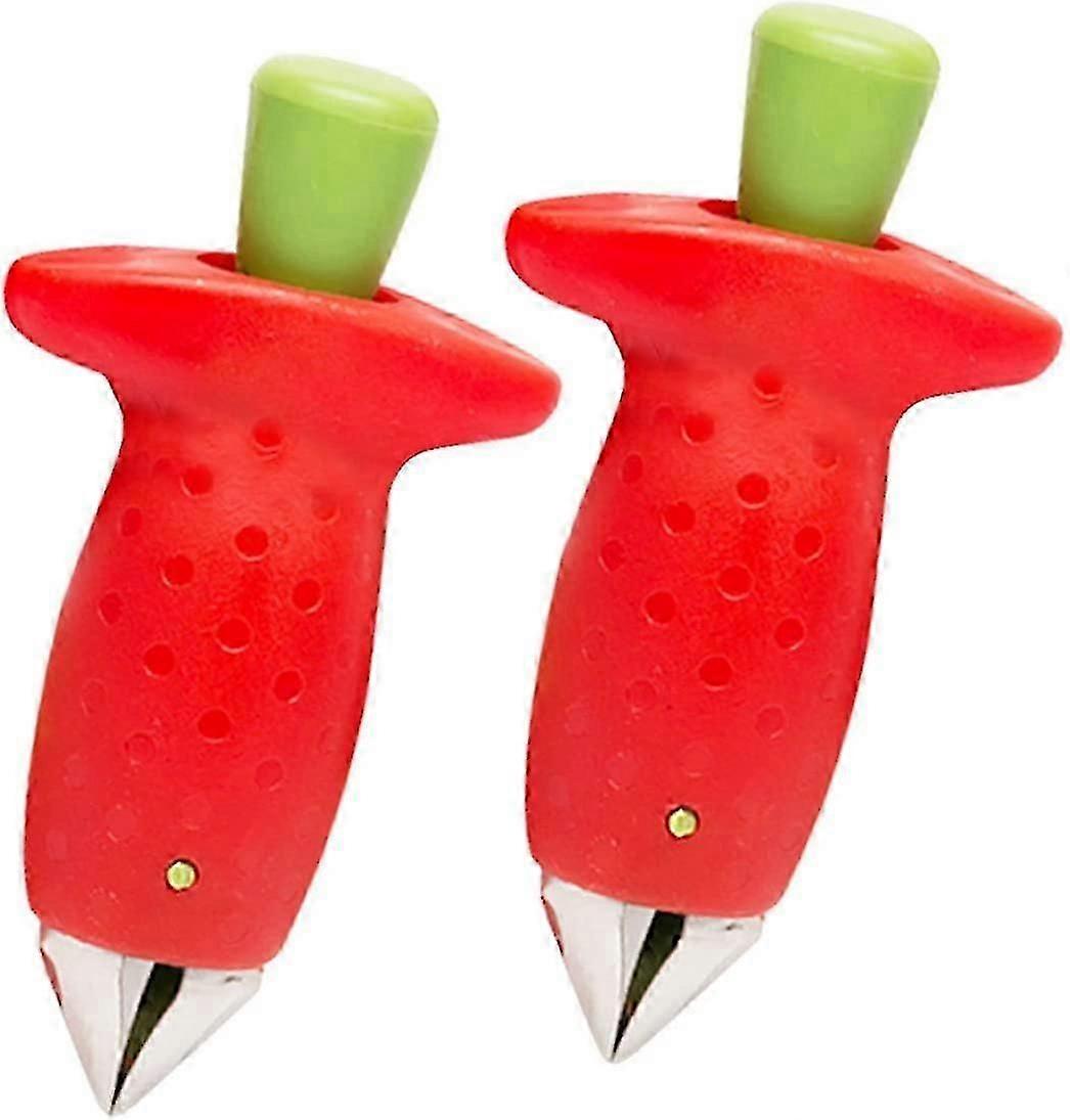 Multi Klaue Erdbeere Huller Edelstahl Plasitc Frucht Beere Tomate Gemüse Top Stiel Kern Kern Entferner Küche Hilfe Corer Gadget