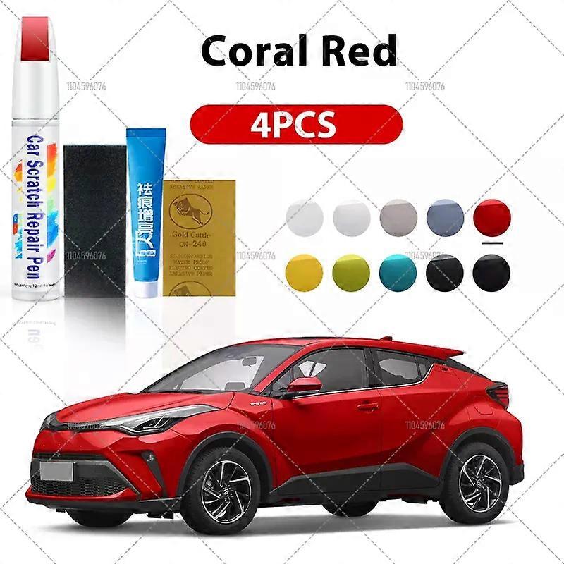 2db 2db Toyota CHR autófesték karcjavító toll javítófesték kiegészítők gyöngyfehér fekete sárga ezüst piros