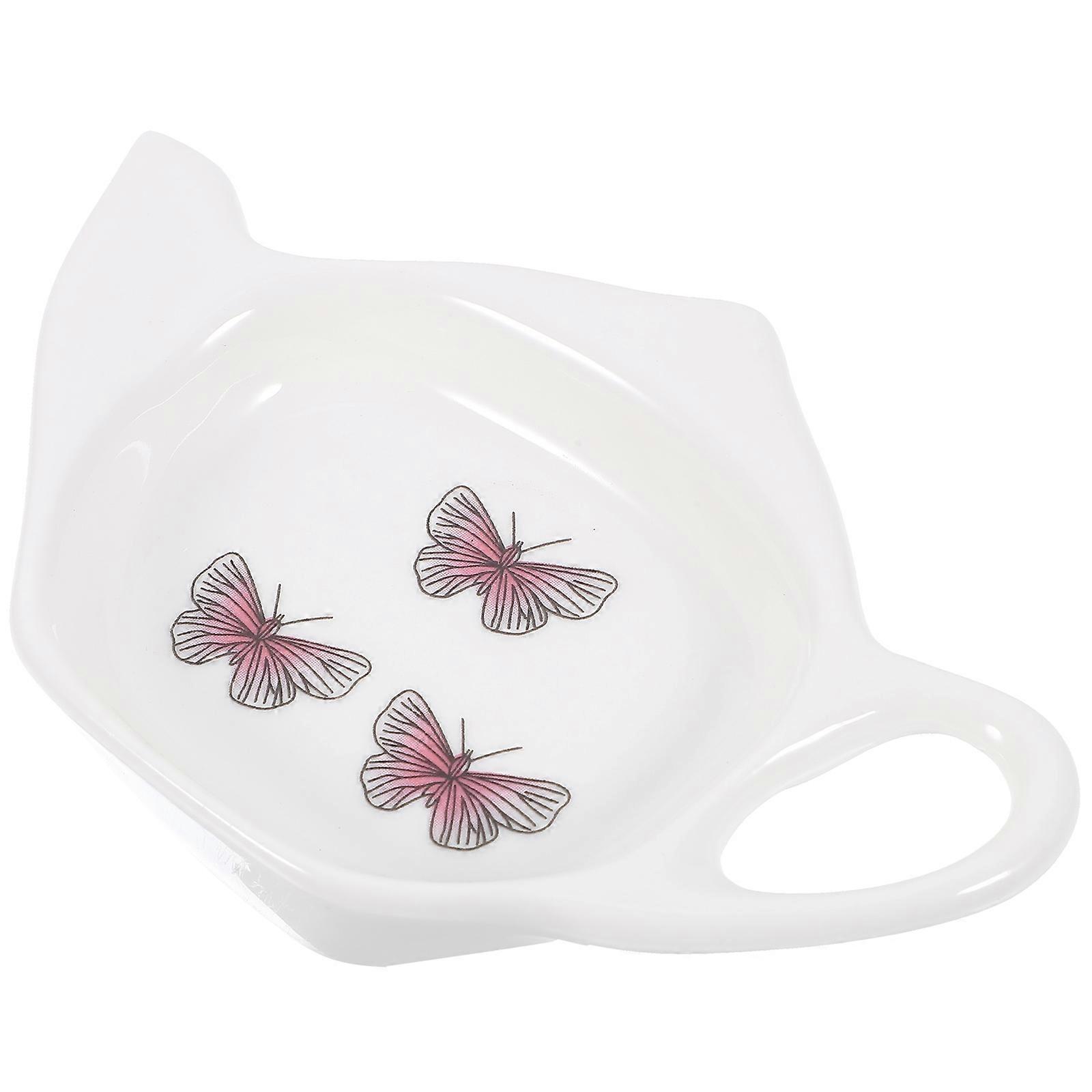 Ceramic Tea Bag Holder for Kitchen with Material 5Pcs