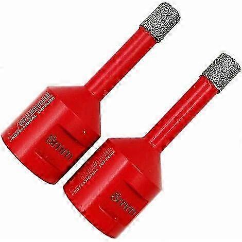 25-26 2Pcs 8mm Diamond Drill Bits Core Bits with M14 Thread for Dry Drilling Porcelain Tile Granite Marble