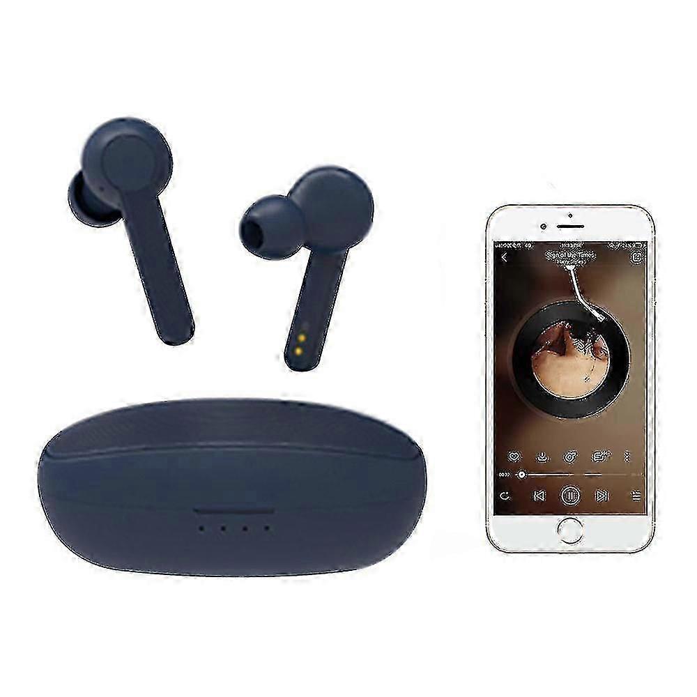 Bluetooth 5.0 True Wireless Earbuds With Charging Case