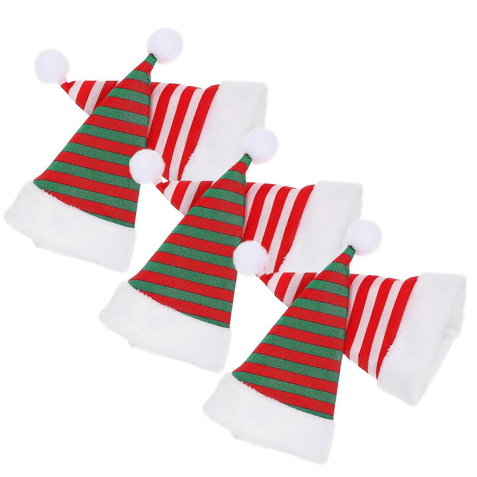 Miniature Christmas Hat Small Cap for Decor 24Pcs Assorted