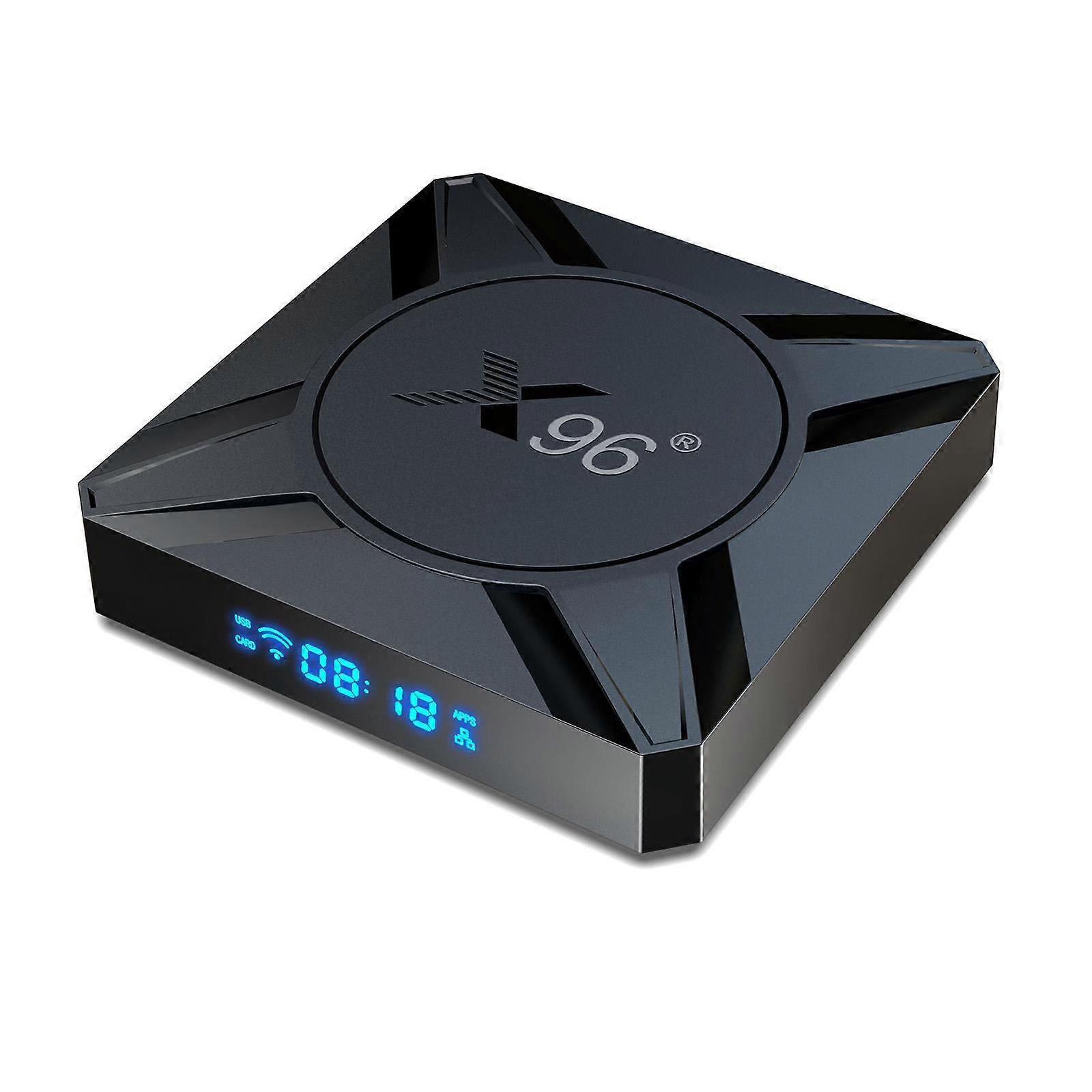 X96 M300 Android 14 Smart TV Box, 4GB+32GB (UK Plug)