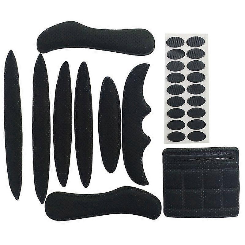 Sykling Hjelm Pads Forseglet svamp sykkel Hjelm av indre pads beskyttelse Hjelm polstring sykkel hjelm pads-SK-202, svart