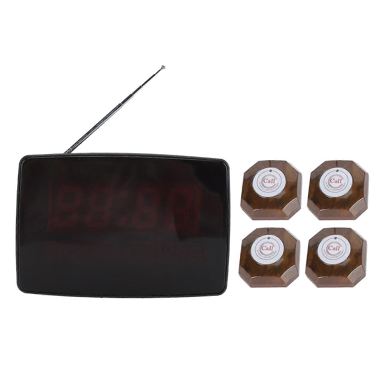 Wireless Calling System SU-1K with 10 Waterproof Pagers & Display Receiver