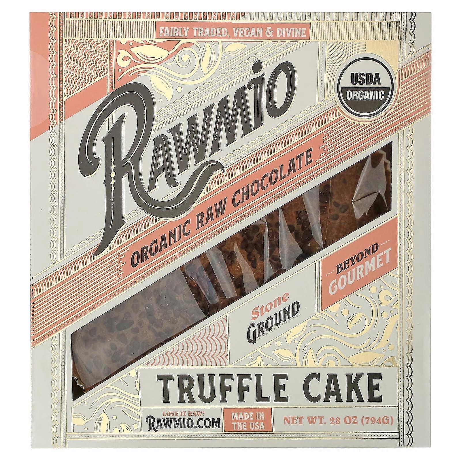 Organic Raw Chocolate Truffle Cake, 28 oz (794 g)