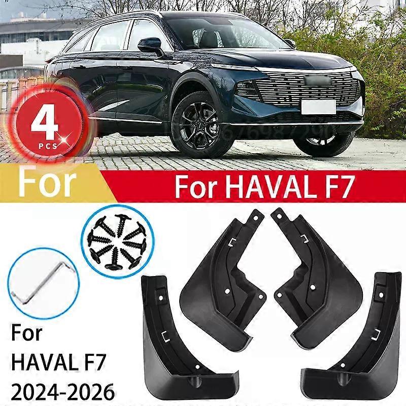 Apply For Haval F7 2024 2025 Mud Flaps Splash Guards MudFlaps Front Rear Fender Mudguards Car Accessories