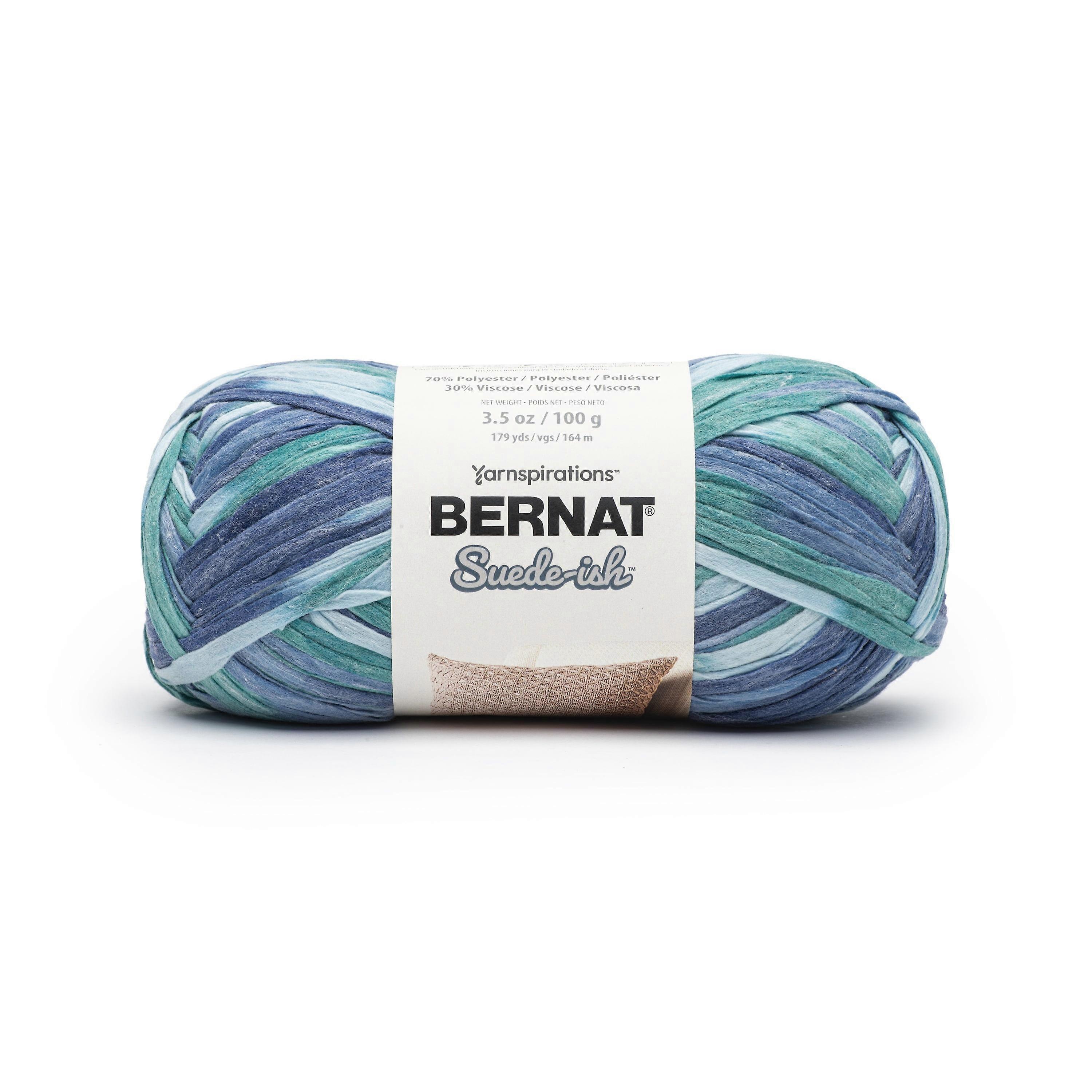 Spinrite Bernat Suede ish Yarn Ocean Waves 1 Pack of 1 Skein