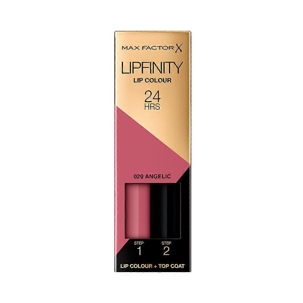 Max Factor Lipfinity Rouge à lèvres Two Step New In Box - 020 Angelic