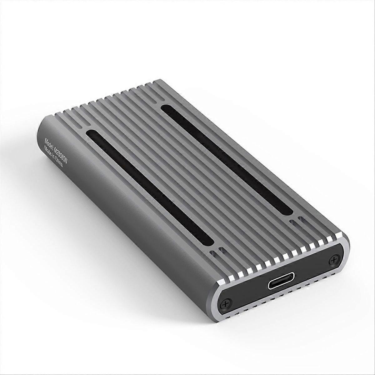 RGB Dual Protocol M.2 Hard Drive Enclosure Nvme/Ngff Universal Gen2