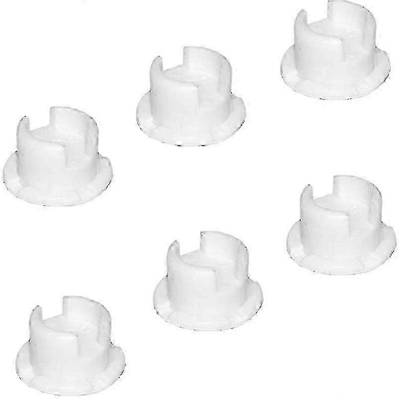 12pcs Tape Lock Button Plug Plastic Bottom Rail Cord Cover White Color Tape Lock Plug Blinds Accessory for Horizontal Faux Wood Blinds Bottom Rail