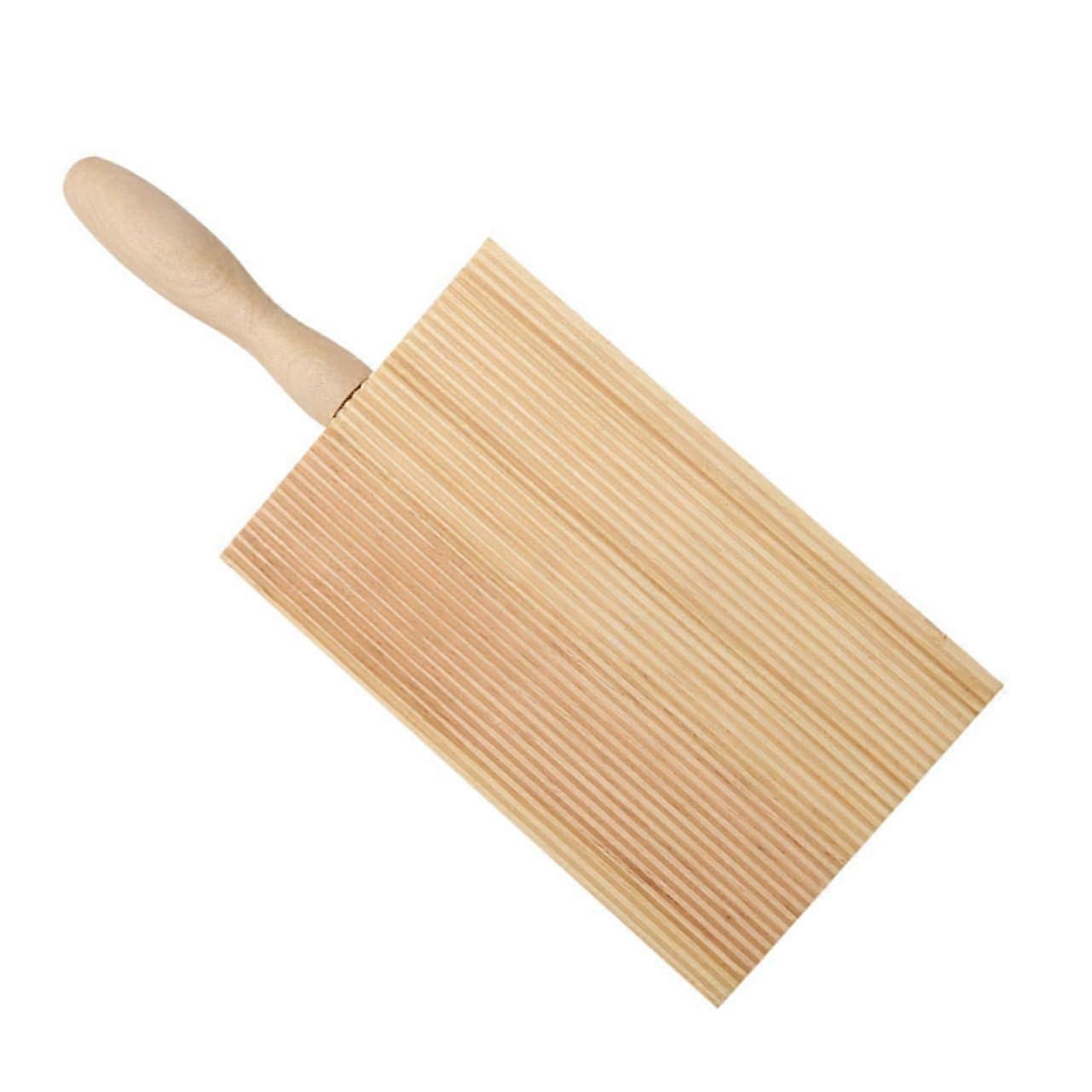 Pasta Board Small Gnocchi Board Solid Wood Dough Tool Fresh Pasta Preparation Home Kitchen Space Saving