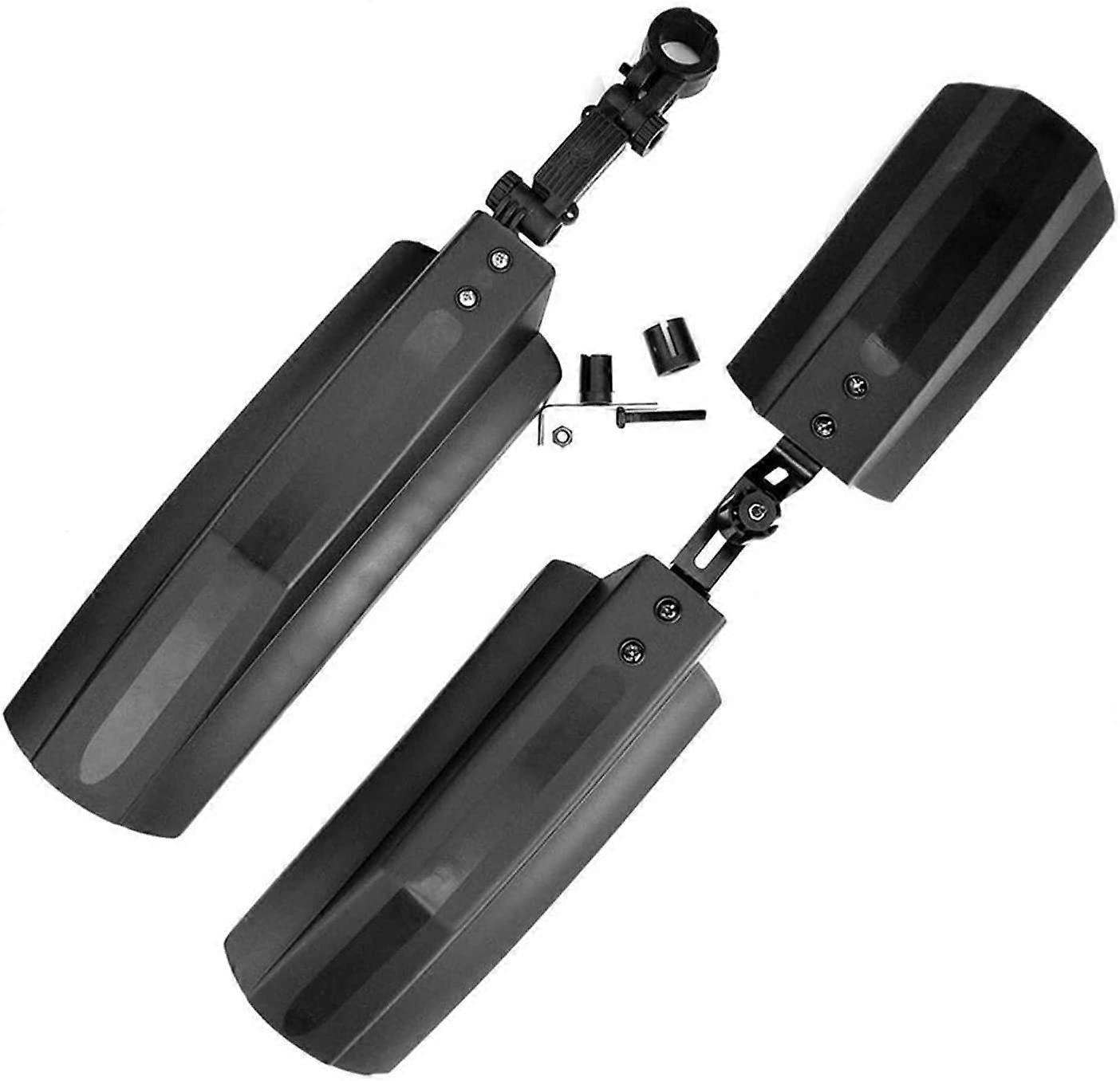 Bicycle Fender Portable Adjustable 2Piece Quick Release Front And Rear For Fat Tire Snow Bikes Mud Flaps