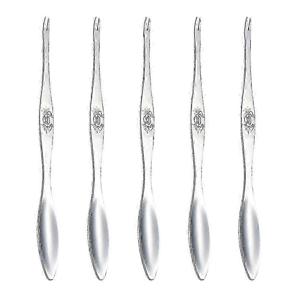 5Pcs Useful Crabs Leg Pliers Set Lobster Shell Peeling Forks Openers for Seafood