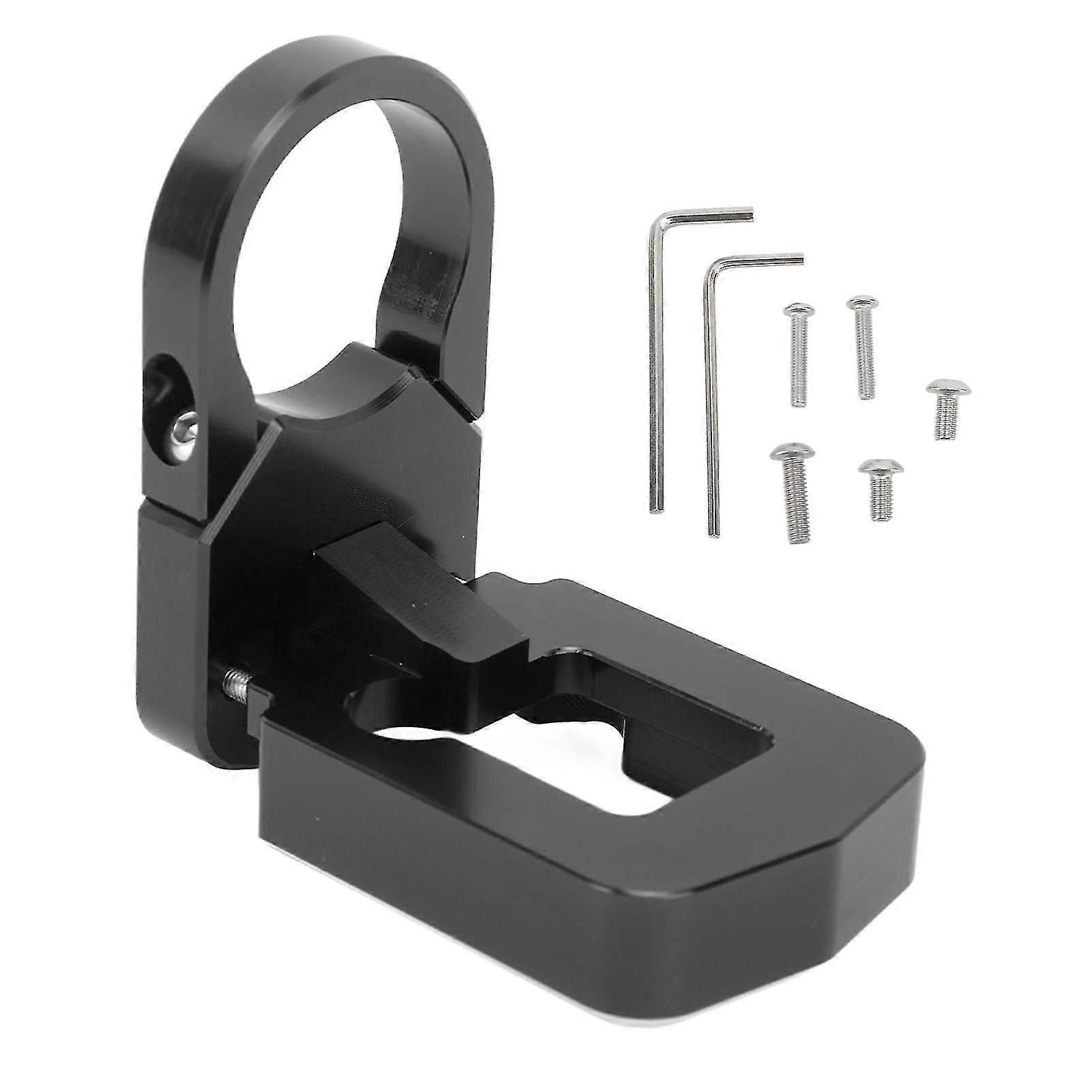 Electronic Display Mount CNC Aluminium Speedometer Bracket Black Durable Lightweight Design Easy Installation Tools Included for Sur-Ron X S Segway X1