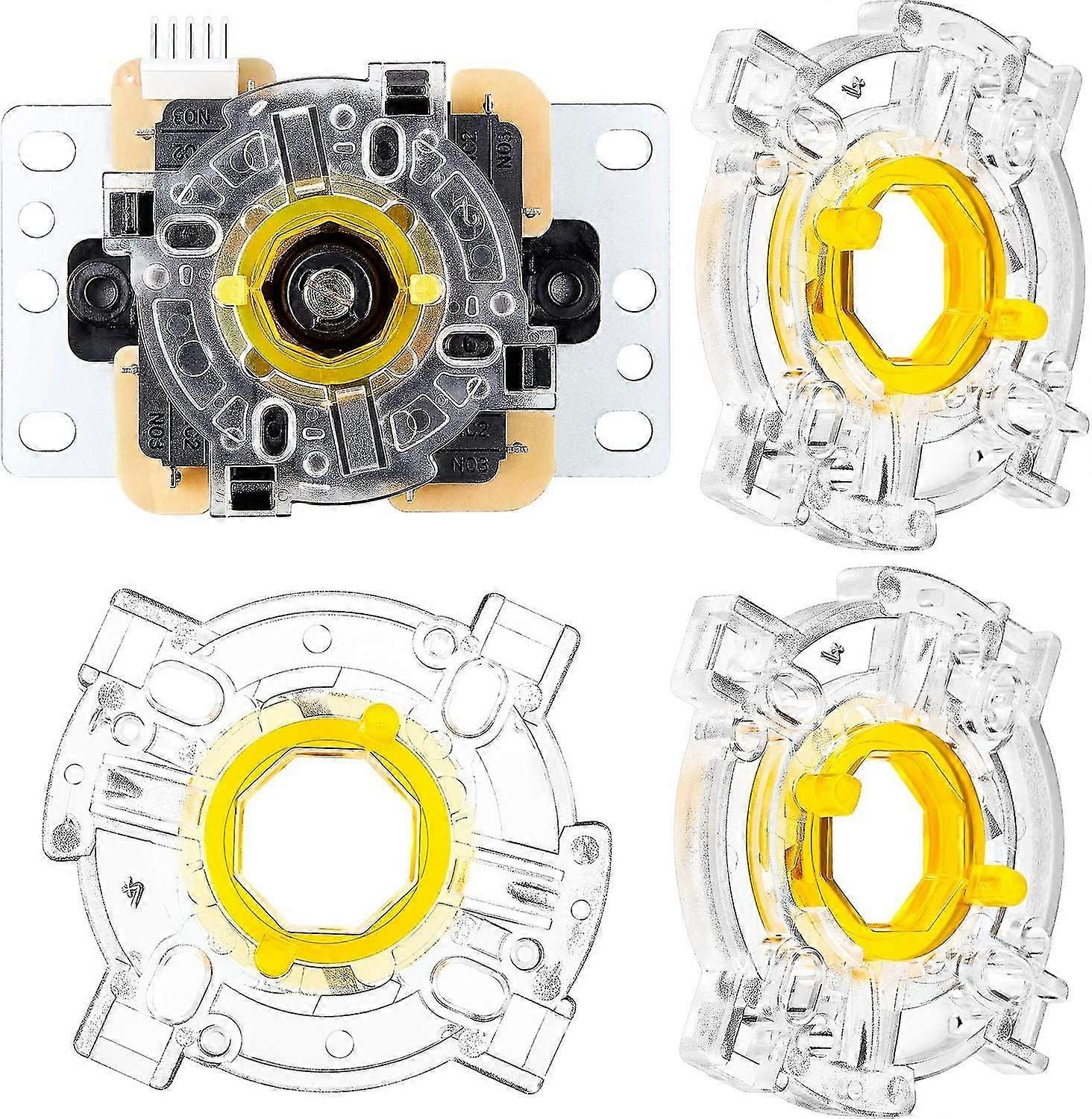 4 Pieces Gt-y Octagonal Restrictor Gate 8 Ways Restrictor Plate For Jlf Joysticks
